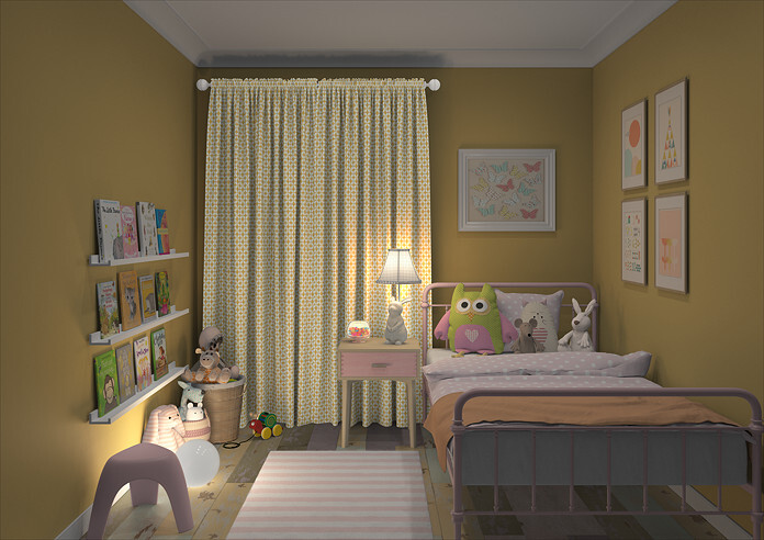 Zap, Butterscotch - Made to Measure Curtains - Image 7